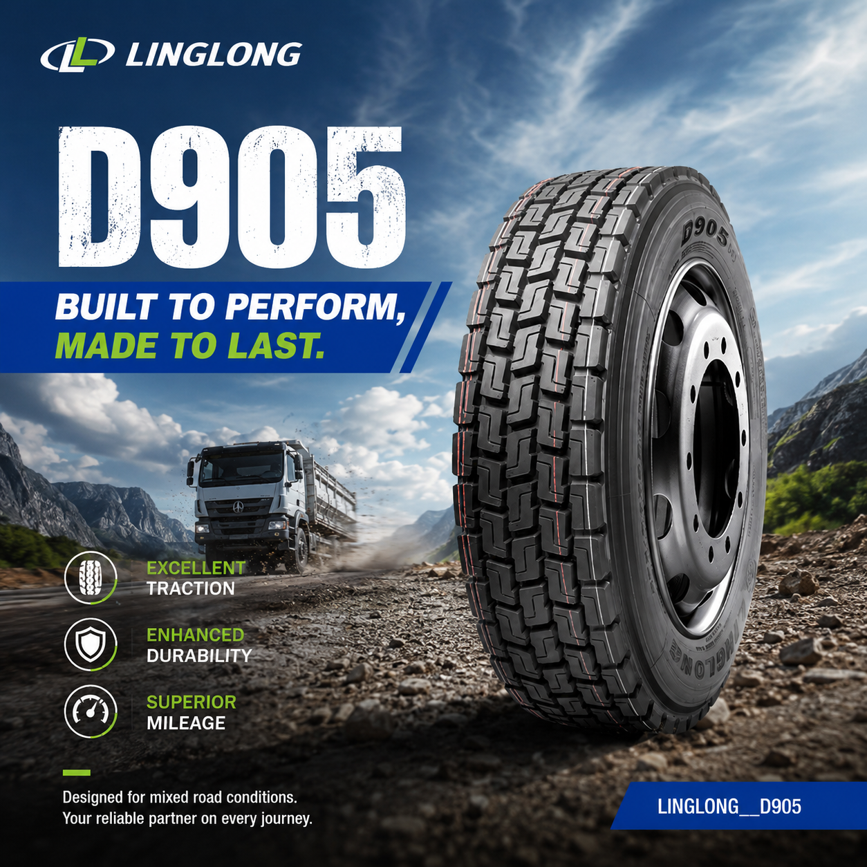 LINGLONG D905 Drive Tire Review: Reliable Traction for Regional and Long-Haul Trucking