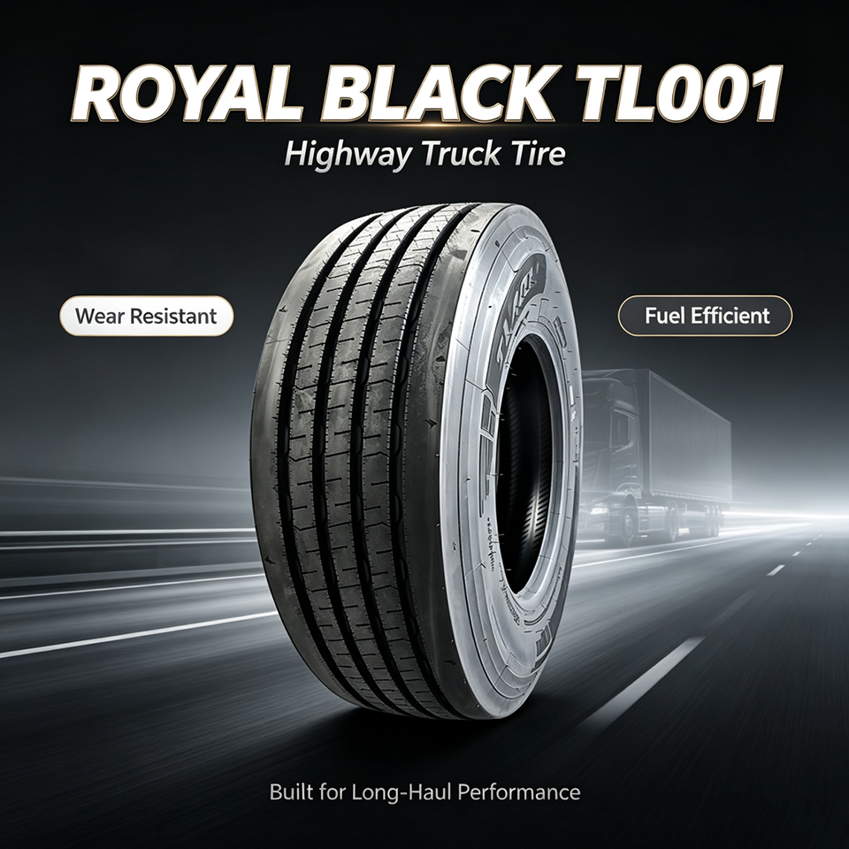 ROYAL BLACK TL001 Commercial Truck Tire – Reliable Highway Performance for Heavy-Duty Vehicles