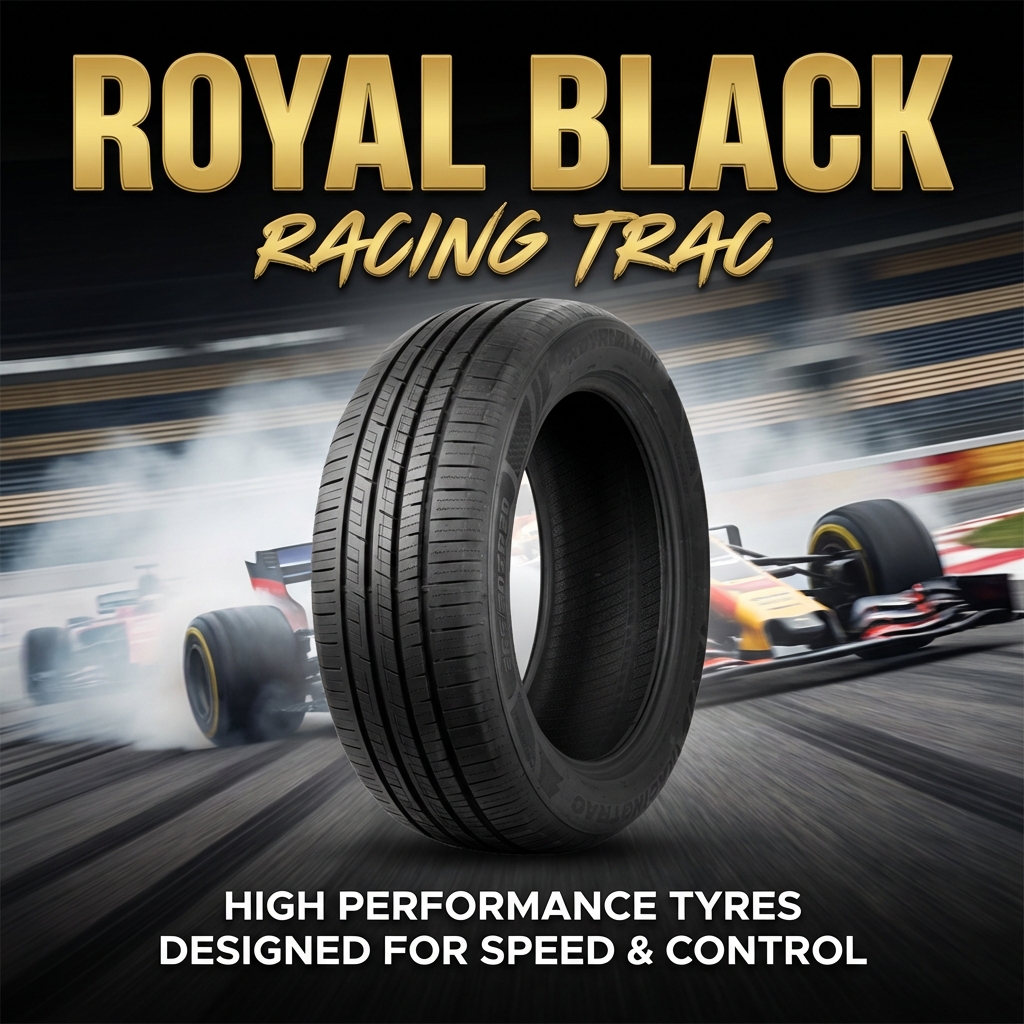ROYAL BLACK RACING TRAC: A high-performance tire built for speed and handling.